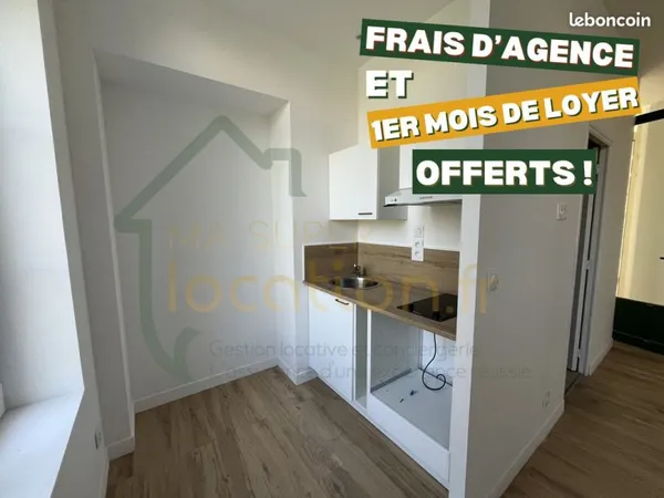 Studio 22 m² Saint-Quentin
