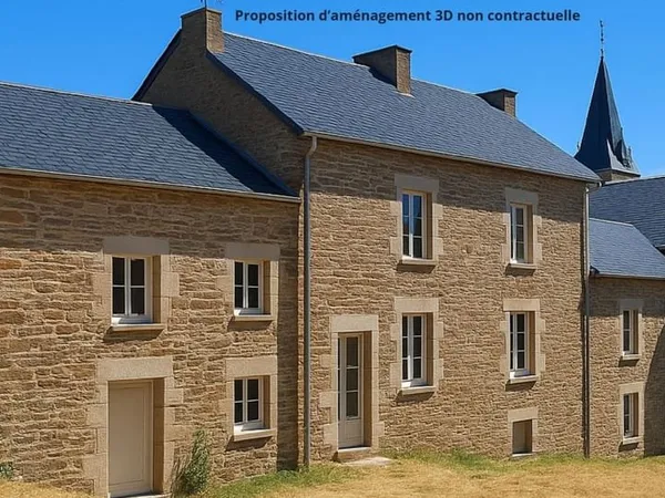 Corps de ferme sur le Lévézou à rénover