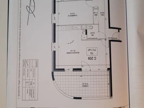 A louer Appartement centre ville SECLIN