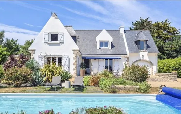 Vue mer & accès plage - Maison familiale à Rospico