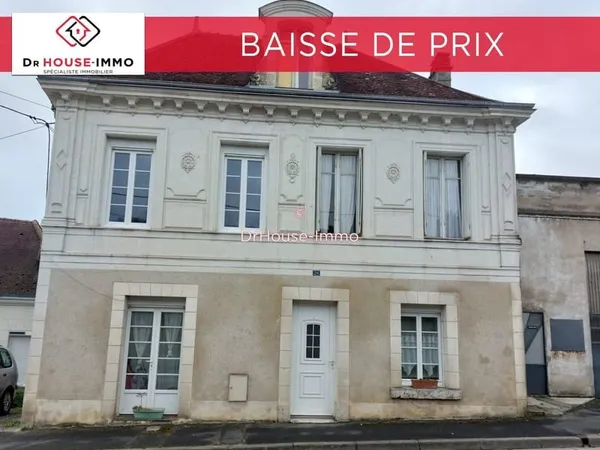 Maison de Ville avec Grand Atelier - Valençay Centre