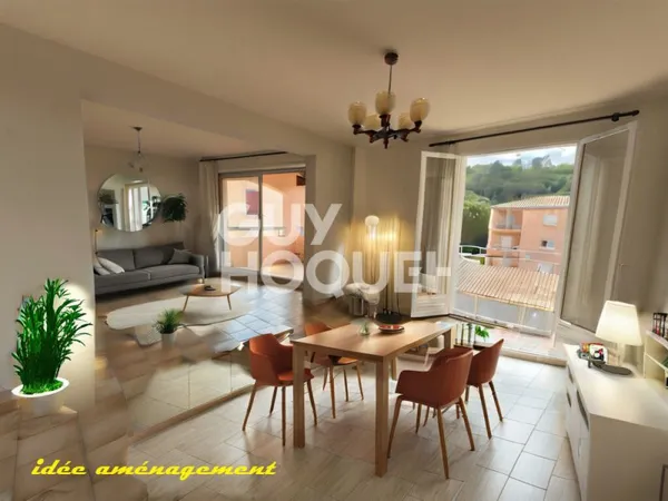 À vendre : Appartement lumineux de 3 pièces à Bagnols sur Cèze !