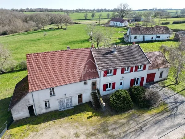 Maison de campagne avec grand jardin, Bourbon l'Archambault