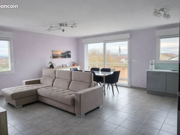 Appartement F3 dernier étage - Ay-sur-Moselle - Terrasse indépendante + Garage + Parking