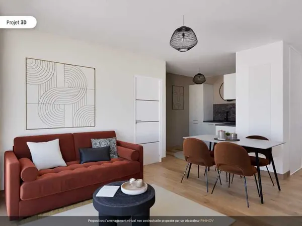 Appartement 2 pièces 40 m²