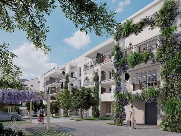 T3 dans résidence neuve Confluence, quartier calme et verdoyant