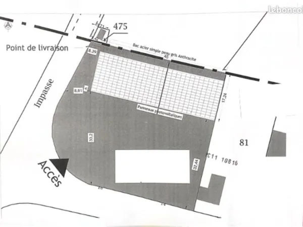 Local d'activité 800 m²