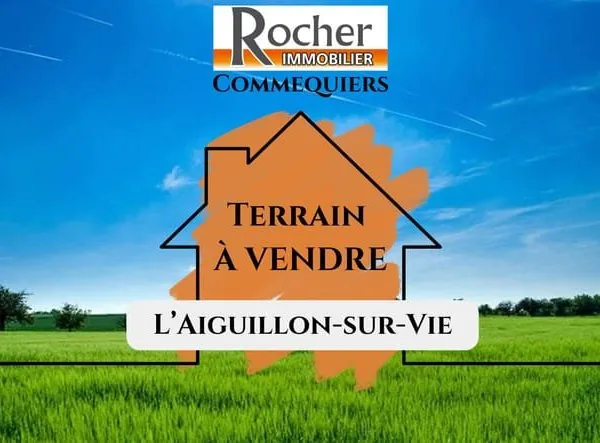 L'AIGUILLON-SUR-VIE - Terrain à bâtir viabilisé et libre de constructeur