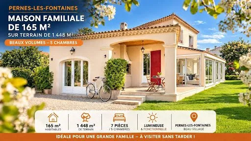 Maison 7 pièces 165 m²