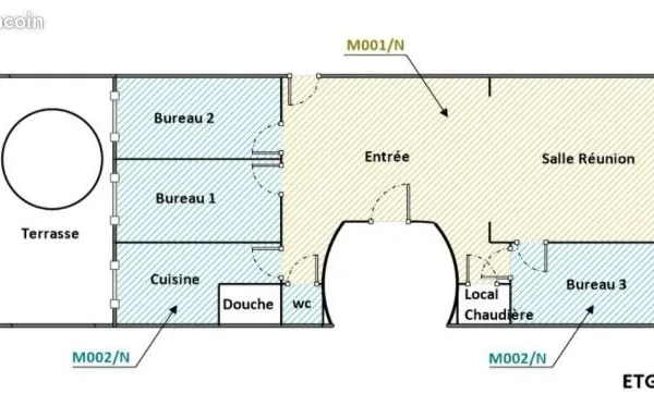 Location bureaux centre