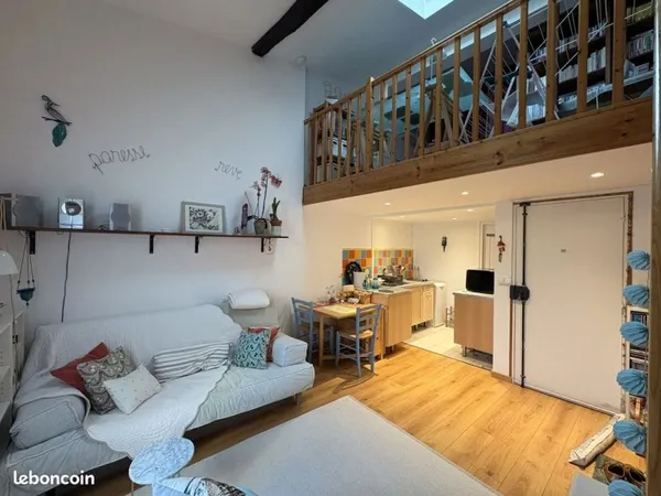 À louer - Appartement duplex 2 pièces - 39,43 m² - Centre-ville