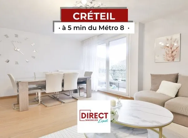 CRETEIL POINTE DU LAC / 5 MIN DU METRO / 4P + BALCONS + PAR