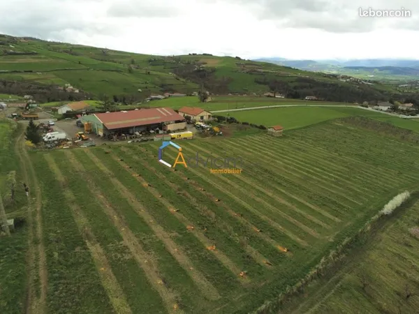 Terrain 1221 m² Saint-Romain-en-Jarez