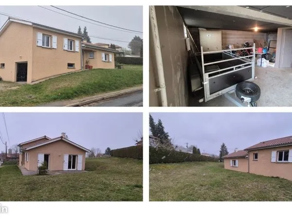 95 m² habitables - 3 chambres - Sous-sol de 50 m² - Terrain de 780 m²