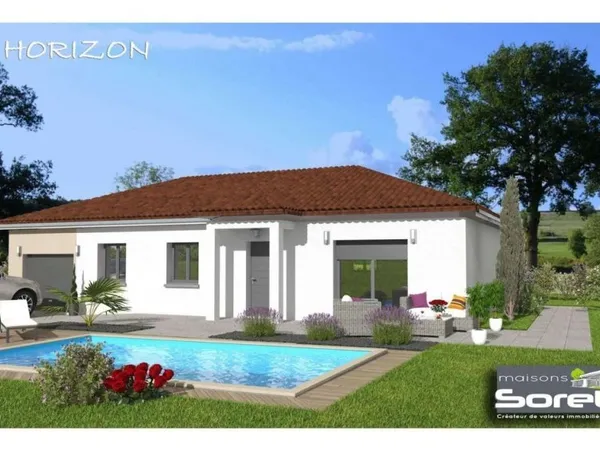 Maison 109 m² avec terrain à SAINT-ROMAIN-DE-JALIONAS (38)