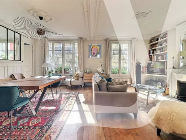 Paris 14e - Triangle d'Or | 4 pièces haussmannien - 95 m² - Lumineux & traversant