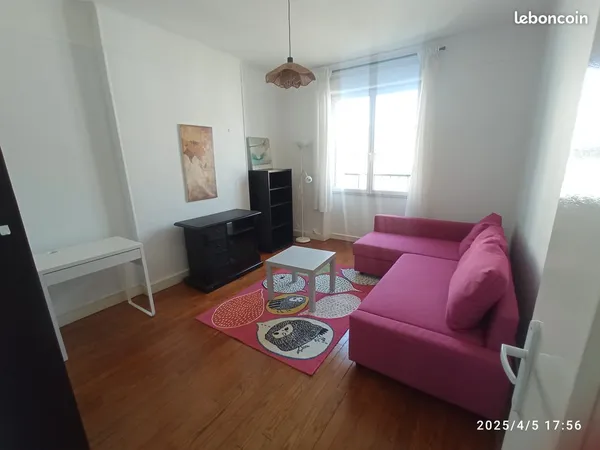 Location meublé T2 47m2 plein centre