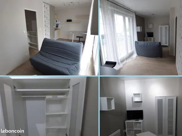 Studio meublé - Île de Nantes - Proche Lycée Nelson Mandela - 24 m²