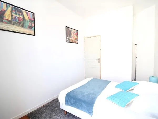 Belle chambre chaleureuse – 10m²