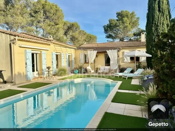 AIX EN PROVENCE - Lambesc - Maison de plein-pied 149m2