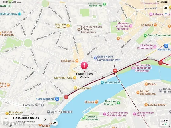 Stationnement Location Nantes   87€