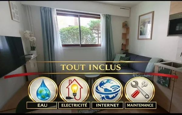 Studio 1 pièce 18 m²