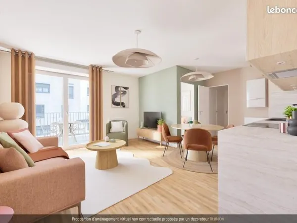 Appartement 3 pièces 53 m²