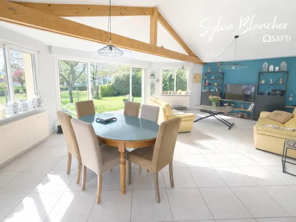 MAISON 150 m2 - 5 CHAMBRES - 1 BUREAU - TERRAIN 703 m2