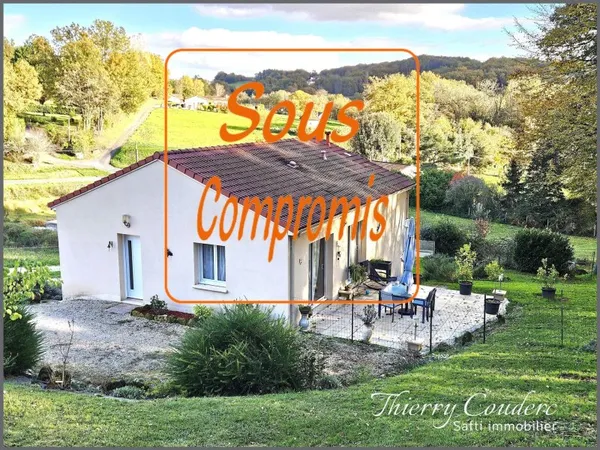 Jolie maison récente avec sous-sol complet.