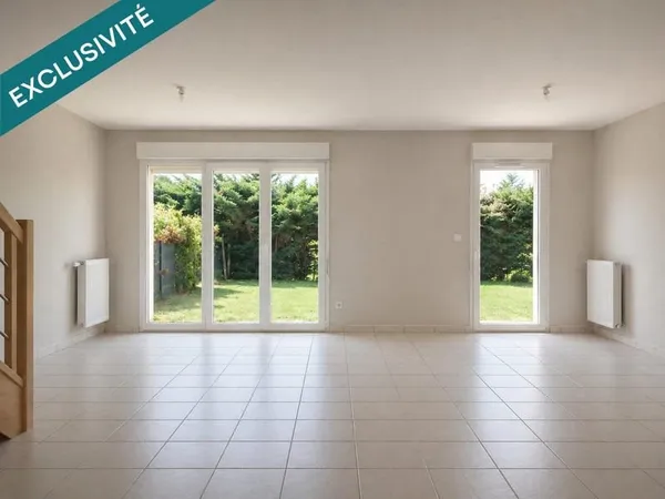 Maison sans travaux 3 chambres + garage + jardin