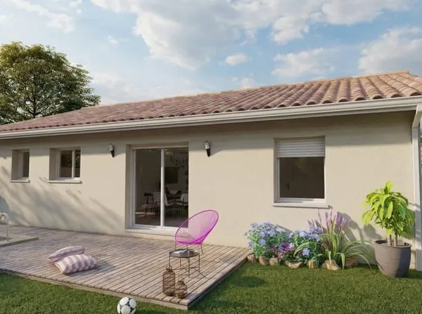 Bonnetan, maison neuve 2ch, garage + terrain 802m² - à partir de 270 001 €
