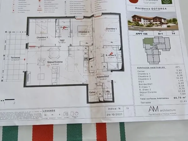 Vente Appartement t 4 Bidart