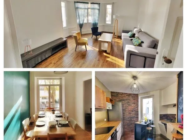 Appartement 71m2/ T3 meublé quartier Cineville