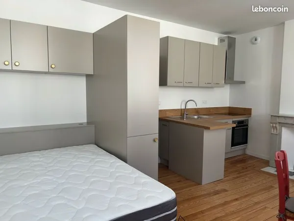 🏡 Studio meublé 25 m² - Refait à neuf - Centre-ville - 490 charges comprises