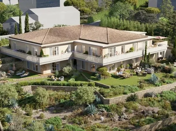 CANNES - CROIX DES GARDES - NEUF - 3P - REZ DE JARDIN