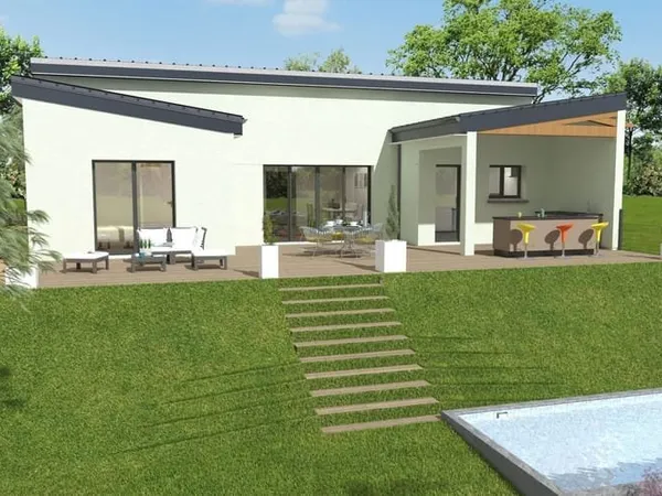 Projet de construction d'une maison 110.62 m² avec terrain à PLENEUF-VAL-ANDRE (22)