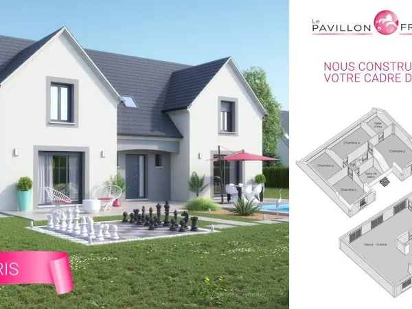 Terrain + maison 180 m²