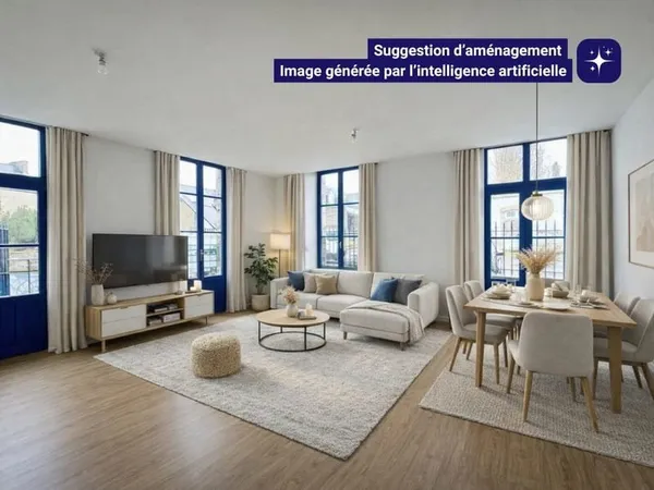 Appartement T3 avec terrasse à 2 pas de la mer