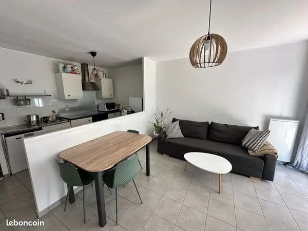 T3 meublé - 61 m carrés avec terrasse - rue Cambon à Villeurbanne