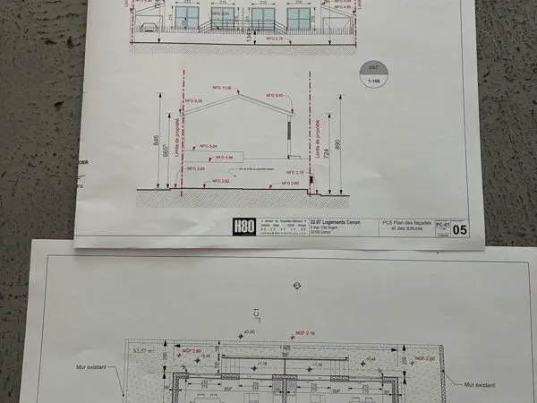 Terrain à bâtir 200m2 avec permis accepté