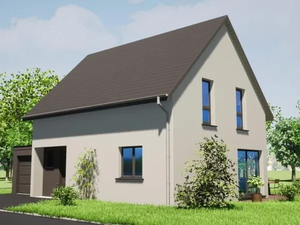 Maison avec garage secteur LARGITZEN