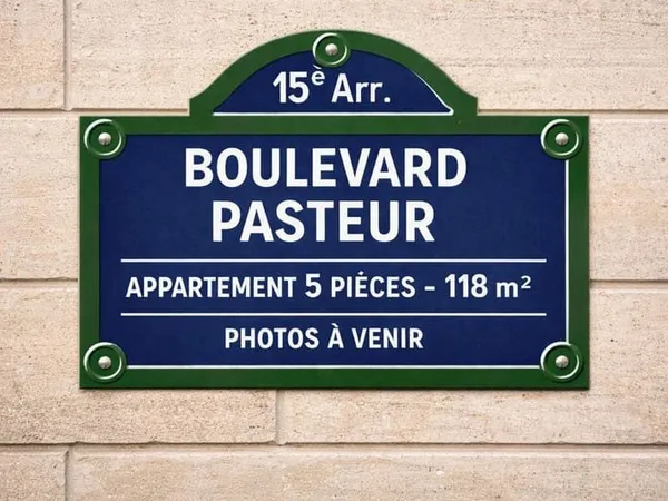 Appartement 5P - 118m² - Bd Pasteur - Paris 15