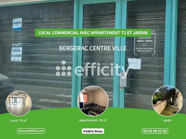 Local commercial 4 pièces 125 m²