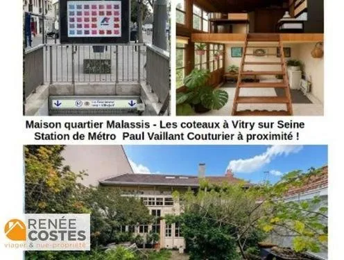 Viager occupé - F73-H70 ans - VITRY SUR SEINE (94400)