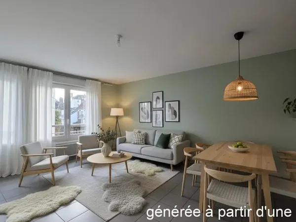 NANTES CHALÂTRES T3 2 CHAMBRES PARKING COUVERT IMMEU