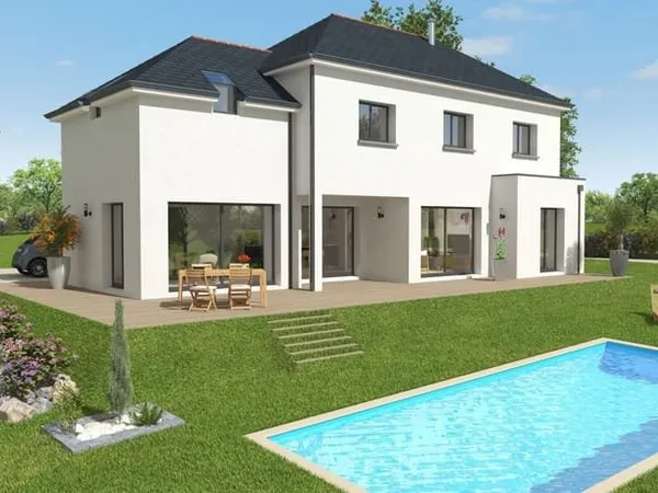 Projet de construction d'une maison 126 m² avec terrain à CINTRE (35)