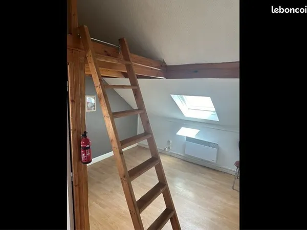 Studio mezzanine 24m² - Amiens, proche gare - 430 CC