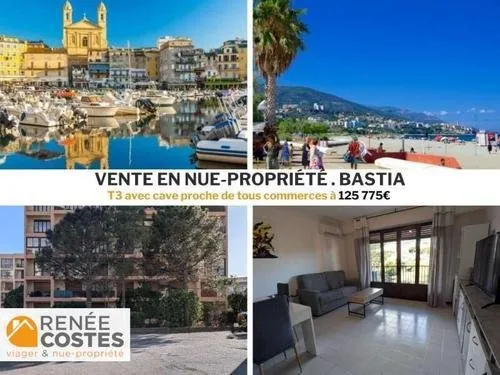 Vente en nue propriété - F70 ans - BASTIA (20600)