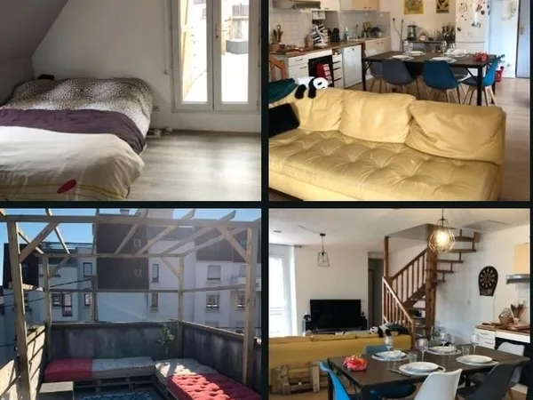 Joli duplex chaprais avec terrasse/parking