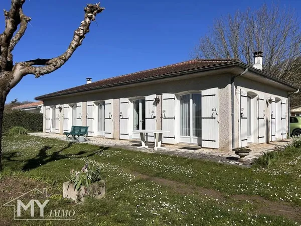 Maison de plain-pied au calme avec jardin clos